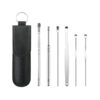 Ear Cleaner Kit (5pcs) - Reusable Ear Wax Removal Tools with Travel Case