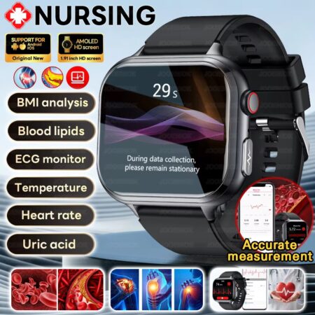 Body Fat Monitoring ECG+PPG Bluetooth Call Smartwatch