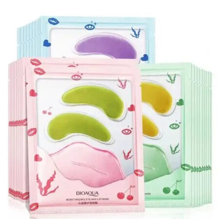 2-in-1 Lip Mask & Under Eye Patch - Hydrating Lip Care & Eye Treatment Set