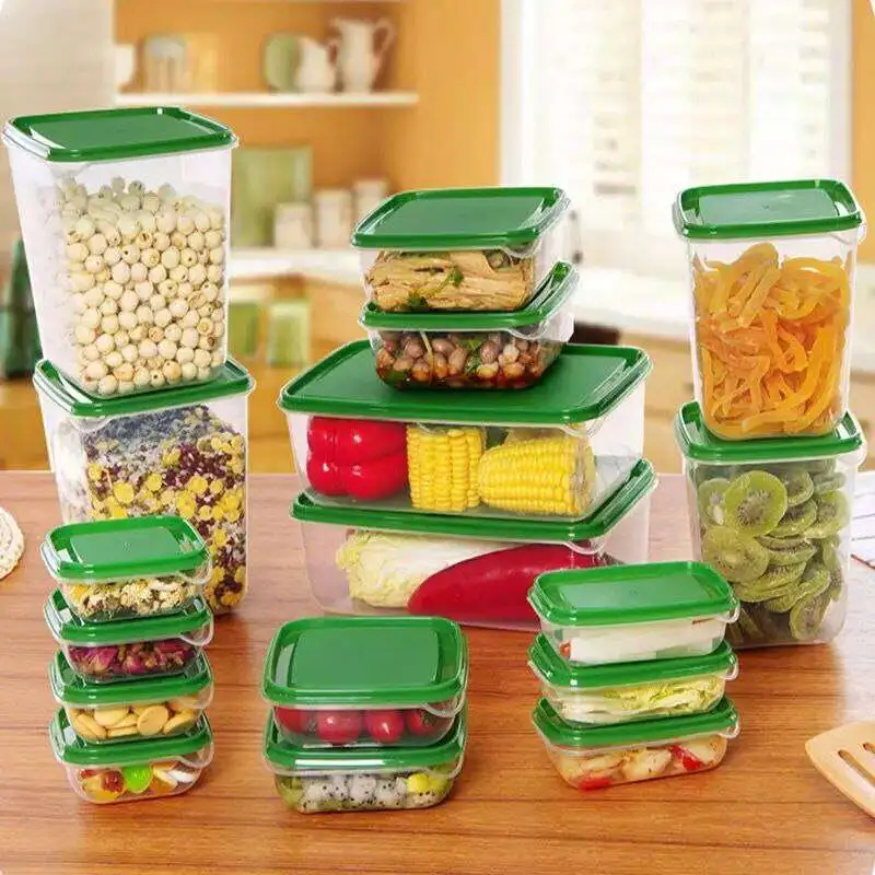 17 pcs Plastic Storage Bowls