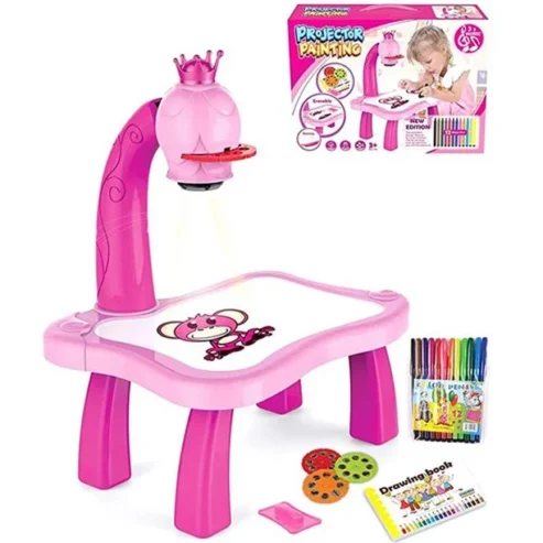 Kids Drawing and Learning Projector Table