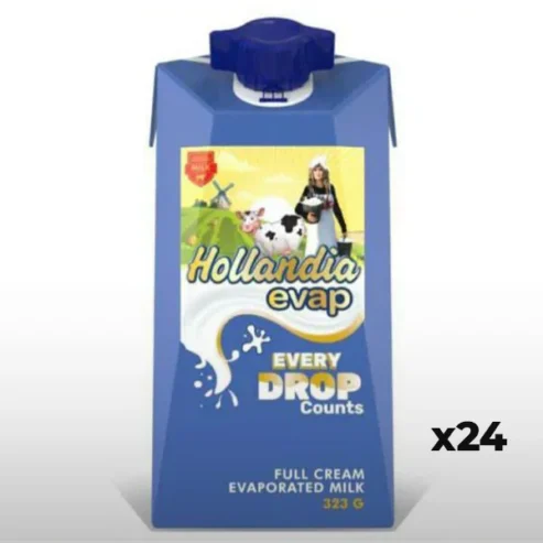 Hollandia Full Cream Evaporated Milk 323g x24