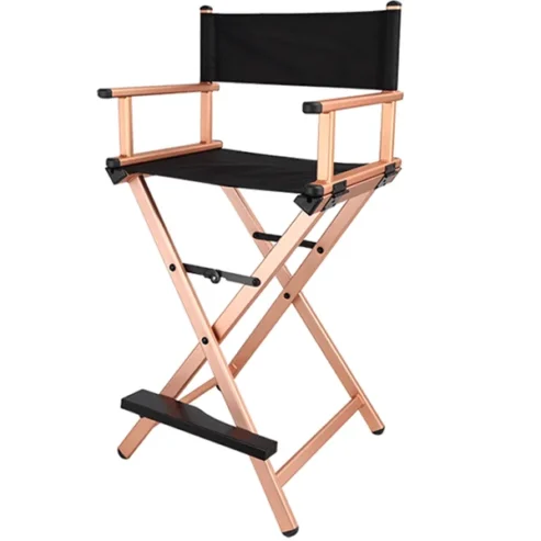 Black Factory Make Up Chair Foldable With Tray Chair