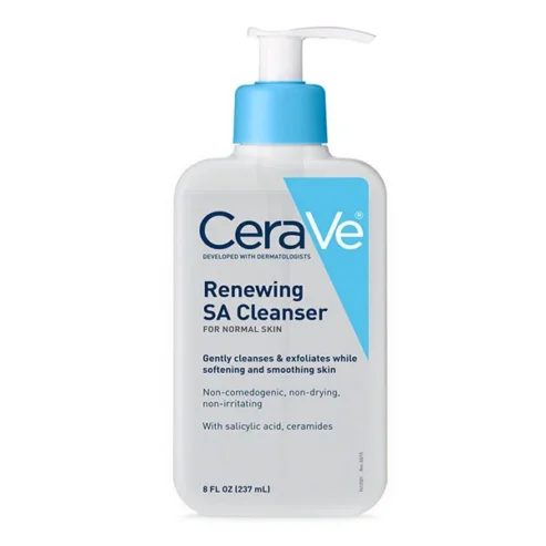 Cerave Renewing SA Cleanser Gentle Exfoliation Normal Skin