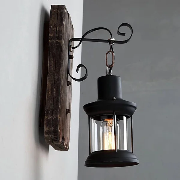 Lantern Wall Glass Light