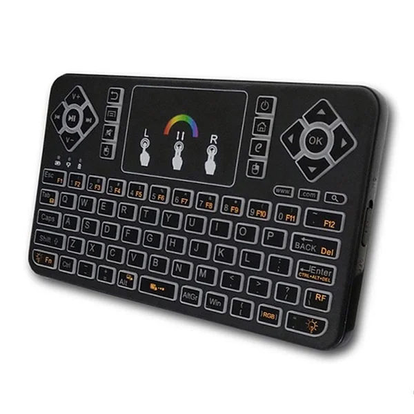 Wireless Q9 Backlit Mini Keyboard with Touchpad