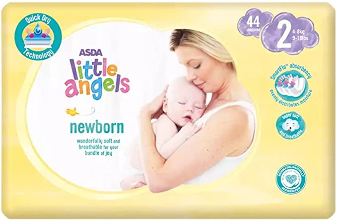 Asda little angels newborn size 2 nappies