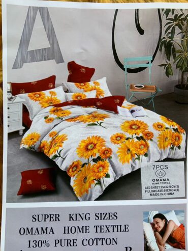 Super king size cotton Bed sheets