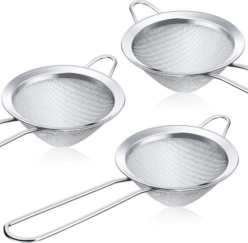 Stainless Steel Kitchen Sieve 3 Pieces