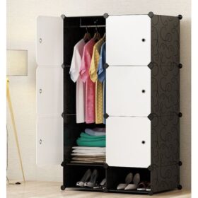Plastic-Wardrobe-With-Drawers-And-Shoe-Rack
