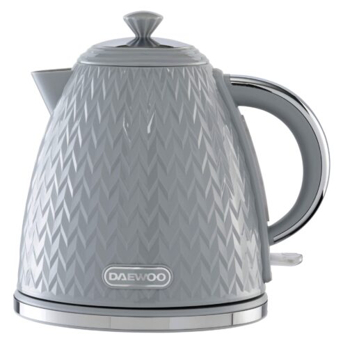 Daewoo Gray Argyle Jug Kettle 1.7 Litres