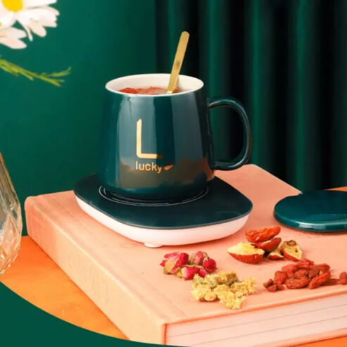 Lucky Coffee Mug Warmer Saucer