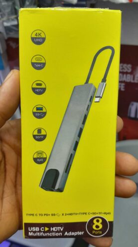 USB C to LAN 3.0 USB HDMI Adapter – Versatile Connectivity Hub