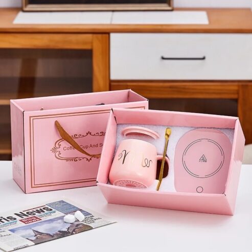 Luxury Ceramic Mug With Warmer