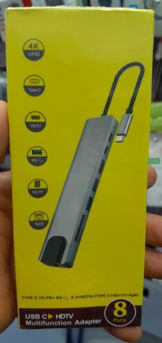 USB C to LAN 3.0 USB HDMI Adapter – Versatile Connectivity Hub