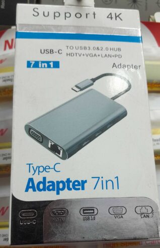 Type C Adapter 7 in 1 – Unlock the Power of Connectivity