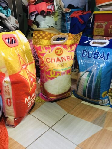 Various Cooking Oil and Rice Available in Kumasi