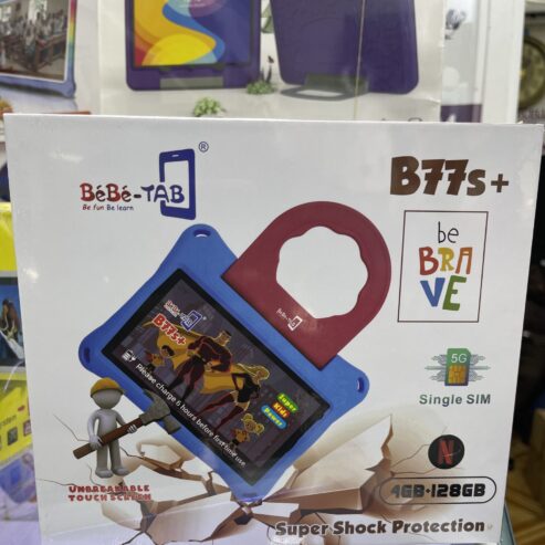 Bebe Kids Tablet B77s Single SIM 4GB 128GB Unbreakable Screen