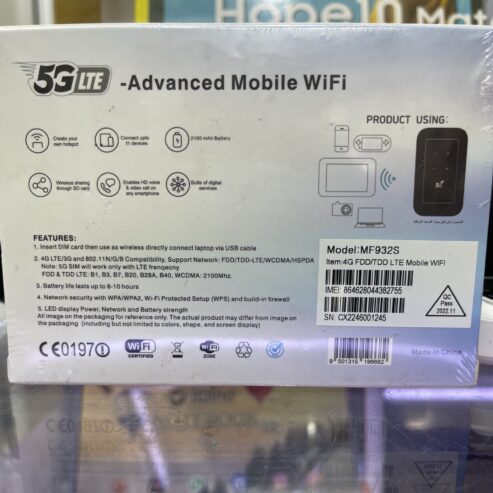 5G LTE Mobile Router Wifi MF932s