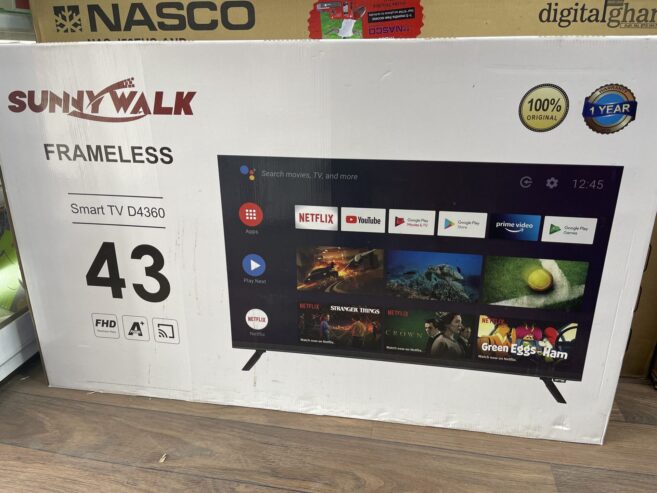 Sunnywalk Frameless Smart TV D4360 43 inches FHD