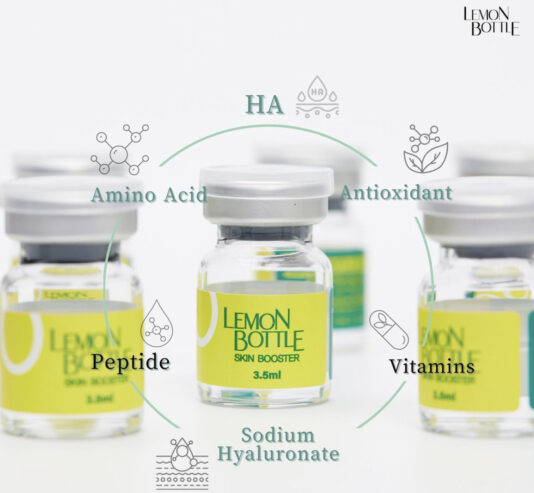 Skin booster lemon bottle injection