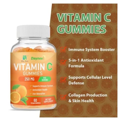 Vitamins C Antioxidant + Iron Absorption Dietary Gummies