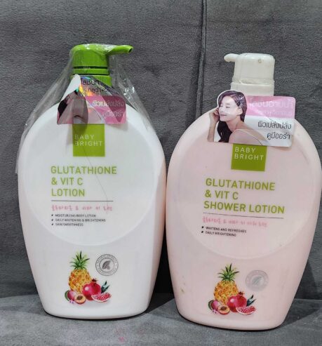 Glutathione and Vitamin C Shower Lotion Body Lotion set