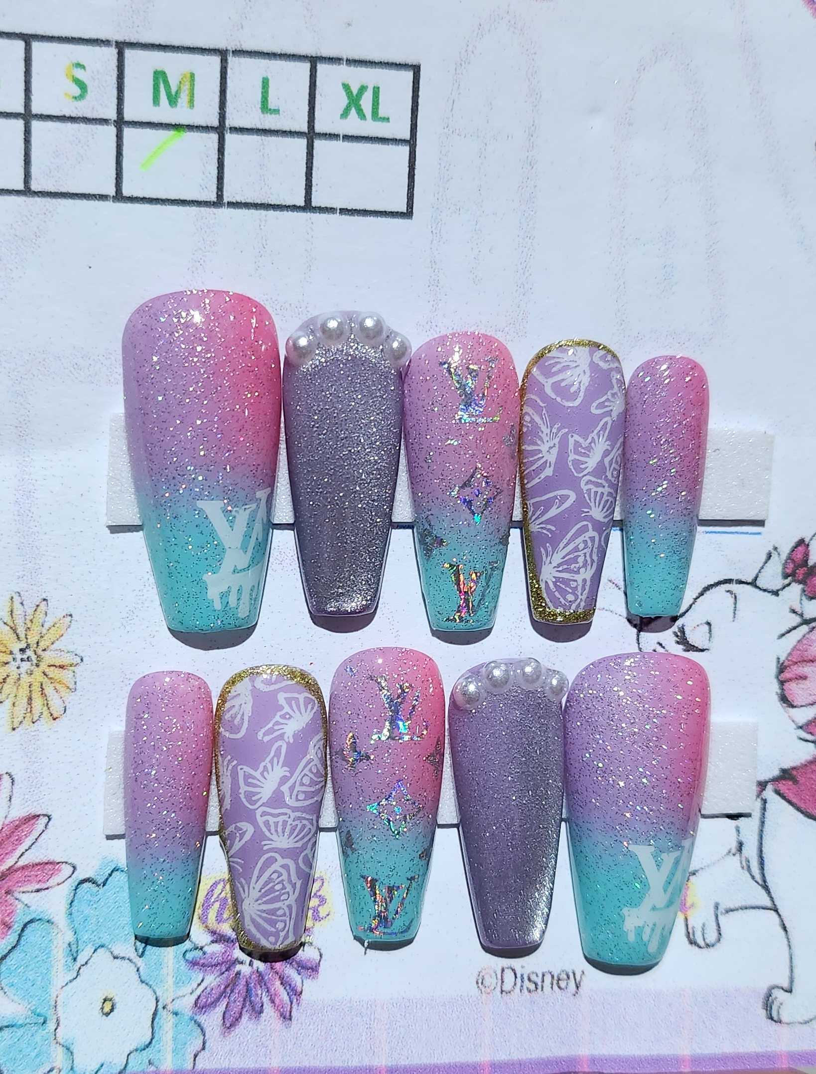Strong short press on nails