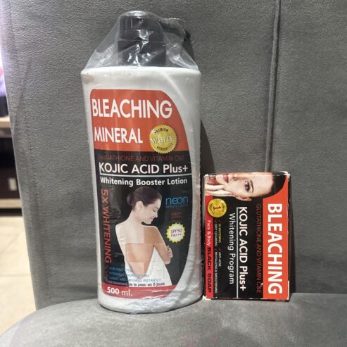 Bleaching Mineral whitening Booster Lotion set
