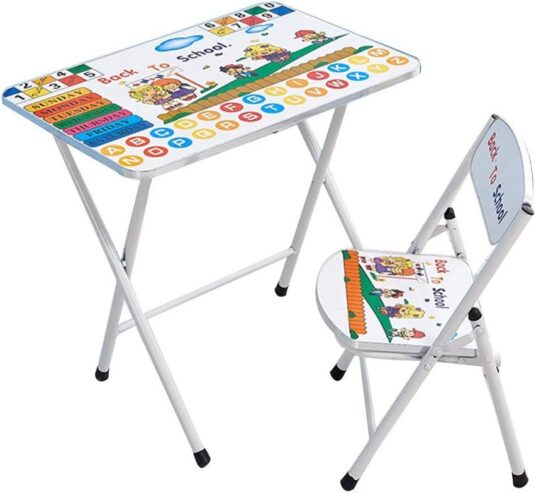 Kids Folding Learning Table and Chair