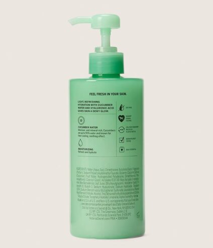 Pink Body Care Cucumber Water Refreshing Body Lotion