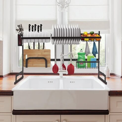 Over The Sink Dish Rack