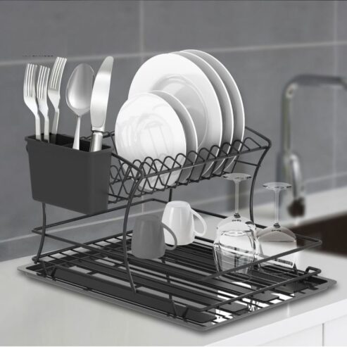 Side Sink Stainless Steel Dish Rack