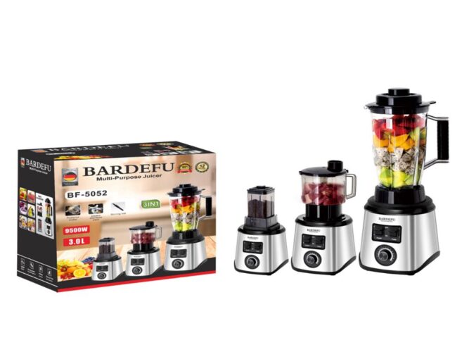 BARDEFU 3 in 1 Multi-Purpose Commercial Blender
