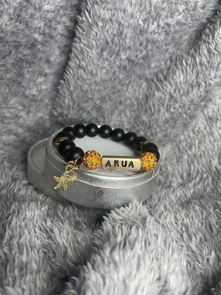 Customize Name African Beaded Bracelets