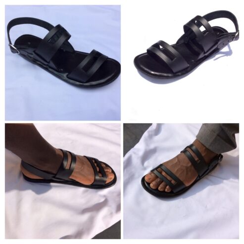 leather sandals / slippers