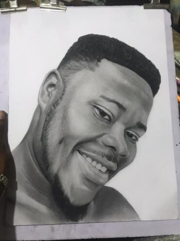 Pencil Drawing canvas painting