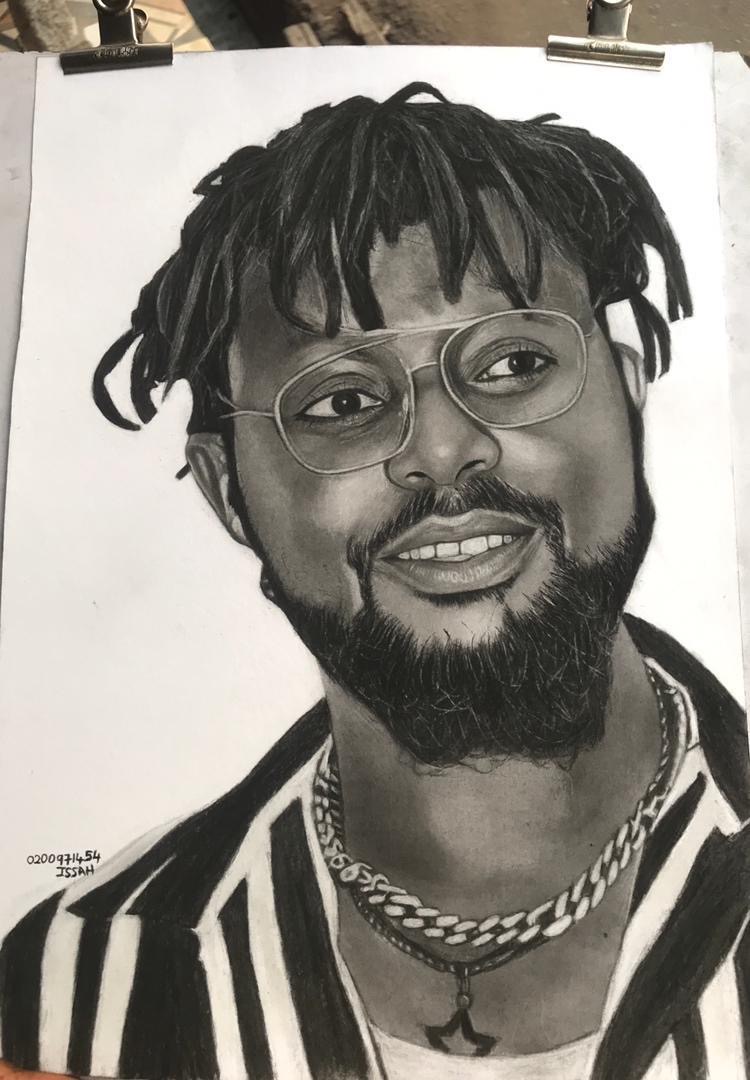 Pencil Drawing canvas painting