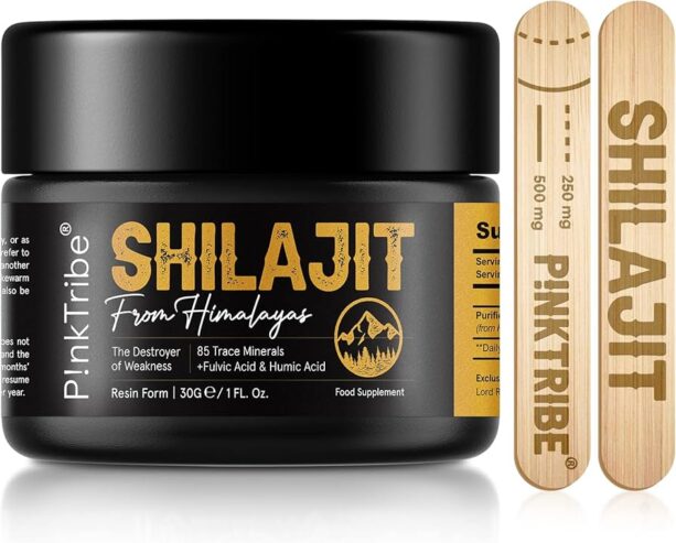 PinkTribe Shilajit Himalayan supplement