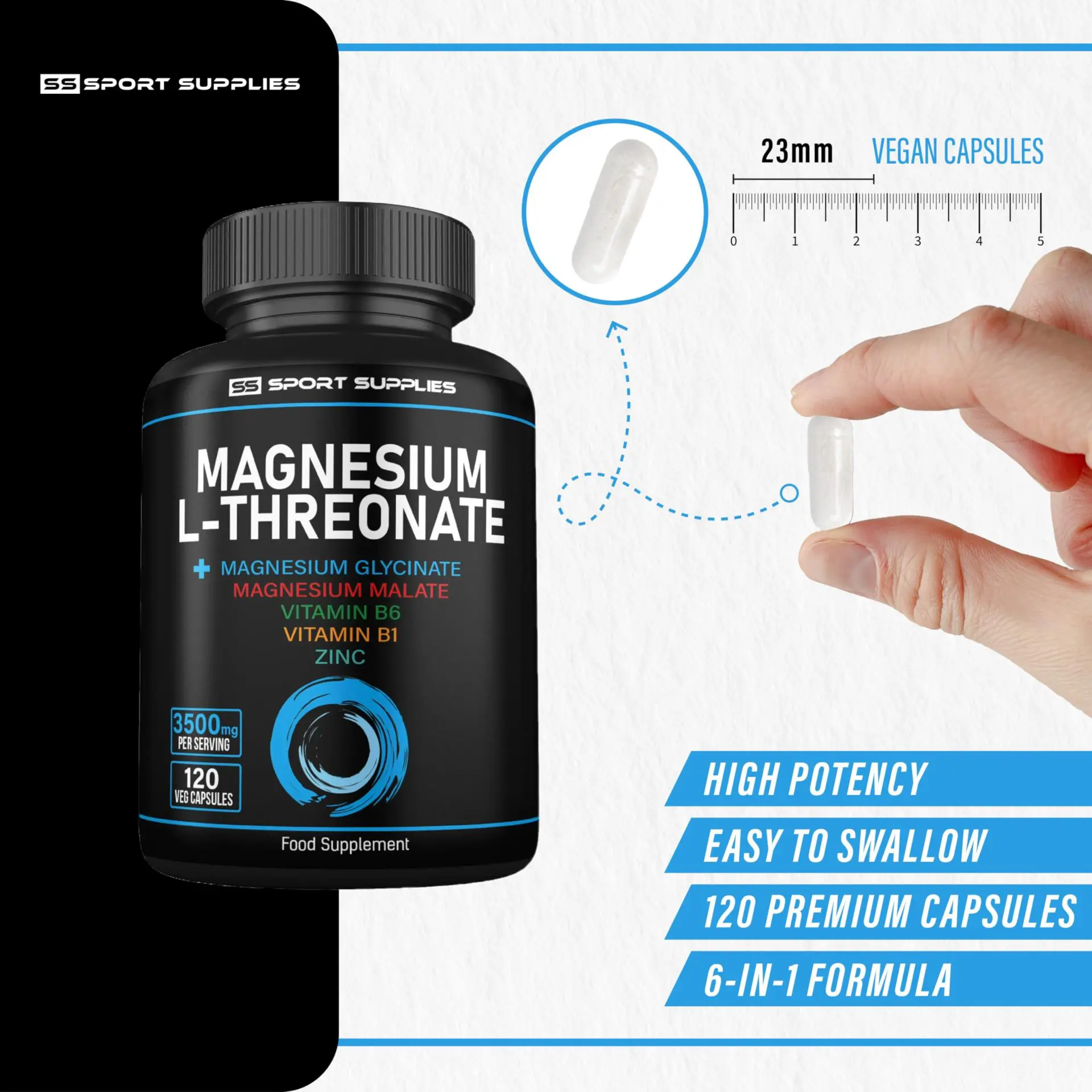 Sports Supplies Magnesium L-Threonate