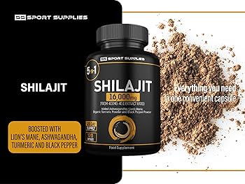Sports Supplies Shilajit Capsules 16,000mg