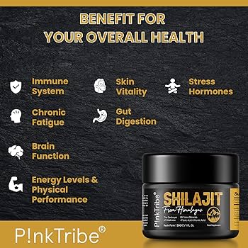 PinkTribe Shilajit Himalayan supplement