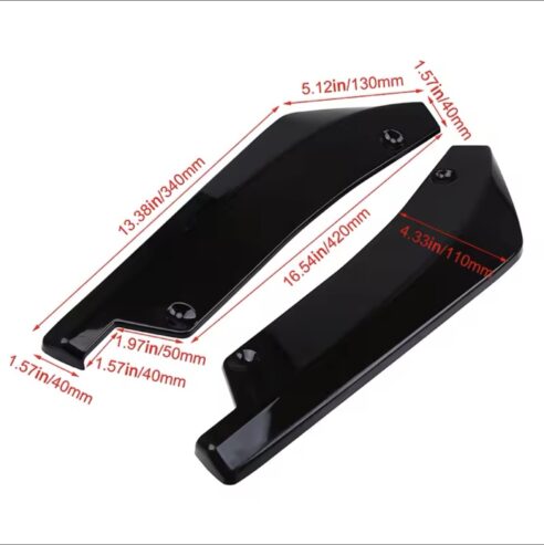 Brand new carbon fiber Rear bumper spoiler