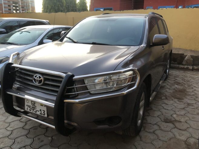 Toyota Highlander 2008 V6 2013 Registered