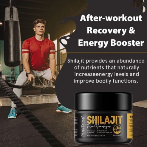 PinkTribe Shilajit Himalayan supplement