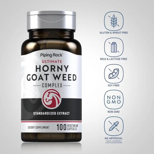 Horny Goat Weed Capsules For Men And Women Supplement
