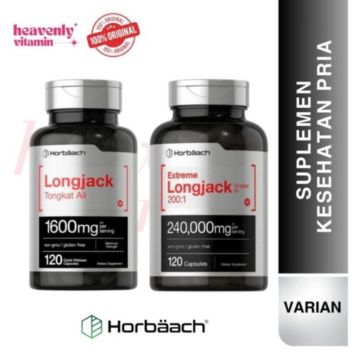 Horbäach Longjack Tongkat Ali 1600 mg 120 Capsules