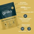 Lions Mane Focus+ Supplement 4000mg + Vit B1 Black Pepper