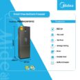 Midea 302ltr Double Door Bottom Freezer 4 Stars Mdrb424fgf02