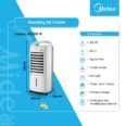 Midea 50watt Air Cooler Ac100 R